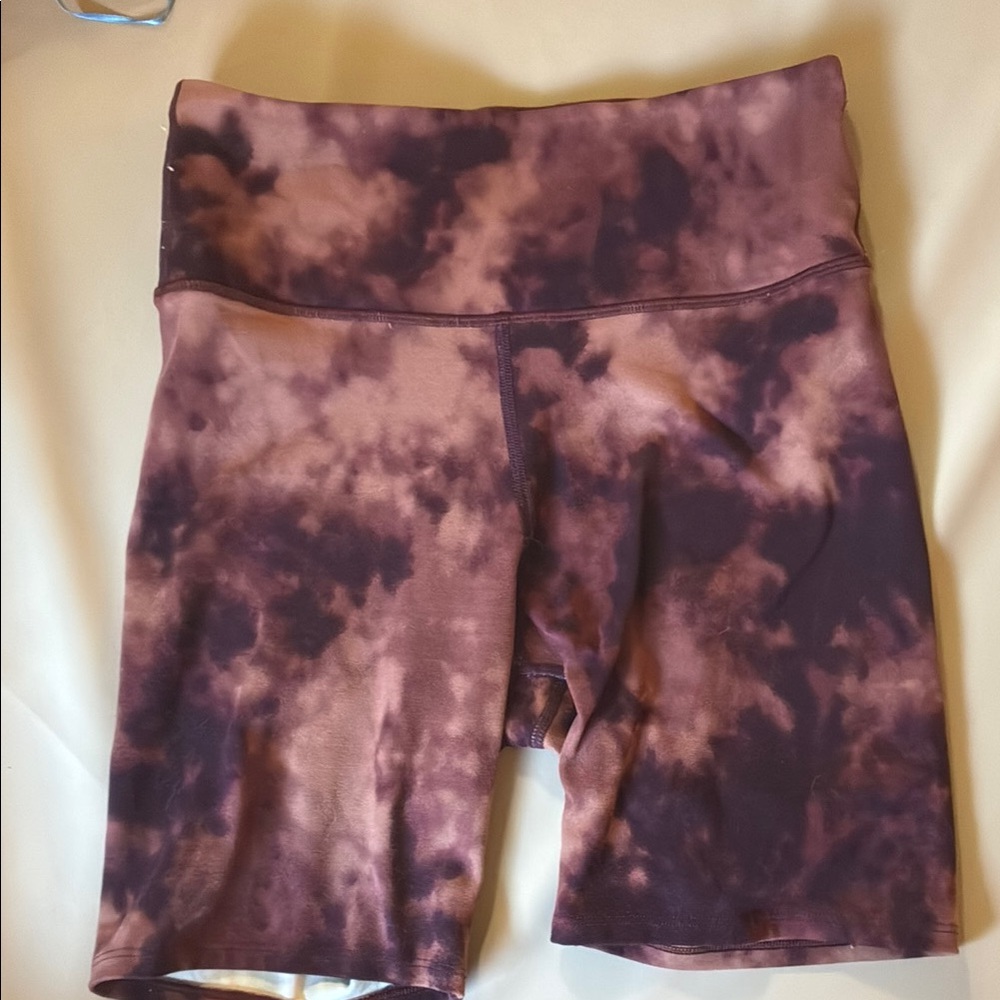 Victoria's Secret Purple Tie-Dye Bike Shorts